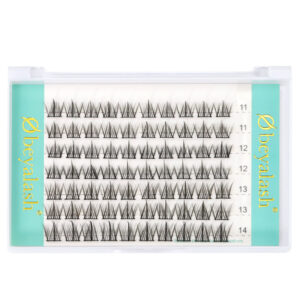 DIY lash extensions manga style segment pre cut cluster lash XJ125