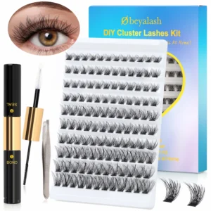 DIY lash cluster lashes kit with lash bond and seal XJ165