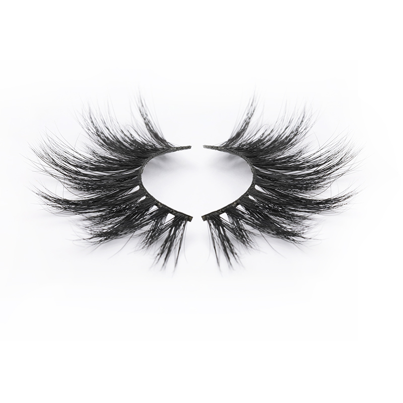 Eyelash manufacturer wholesale 25mm real mink fur dramatic eyelash xx