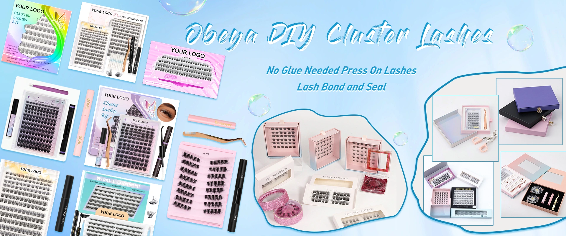 DIY cluster lashes