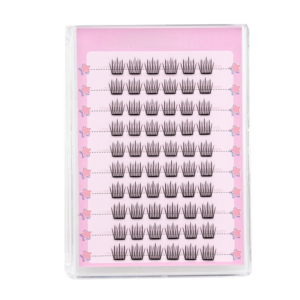 Pre-Glued DIY Lash Clusters Soft Lightweight Reusable Natural Everyday Look