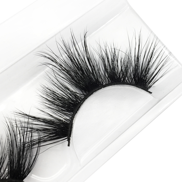 Wholesale 100% Real Siberian Mink Strip Lashes 3D Siberian Mink 25mm Lashes Vendor YY46