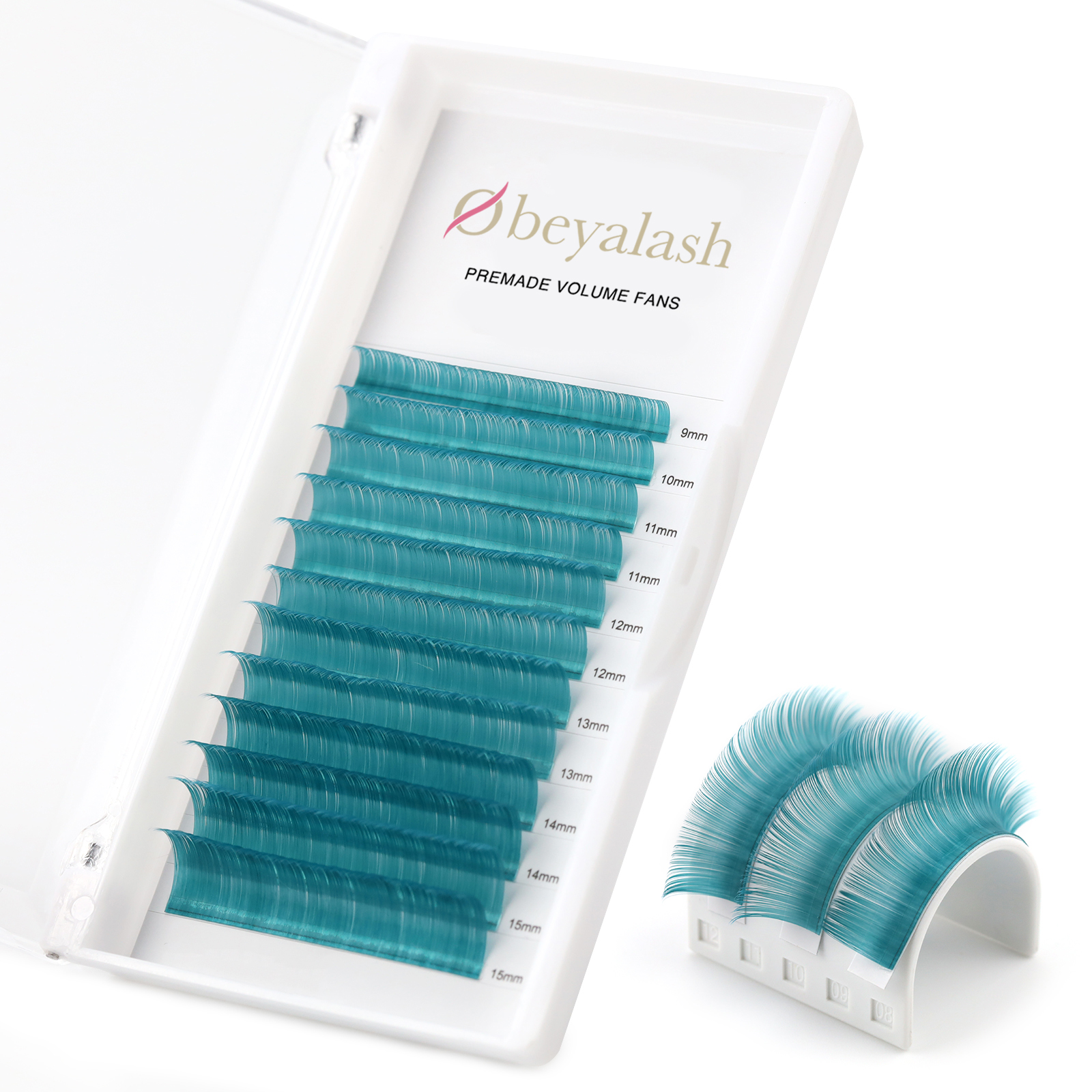 Inquiry for custom lashes tray private label 12 rows 16 rows 0.07 0.10 0.15 J B C CC D DD curl 8-16mm colorful individual lash eyelash extension JN78