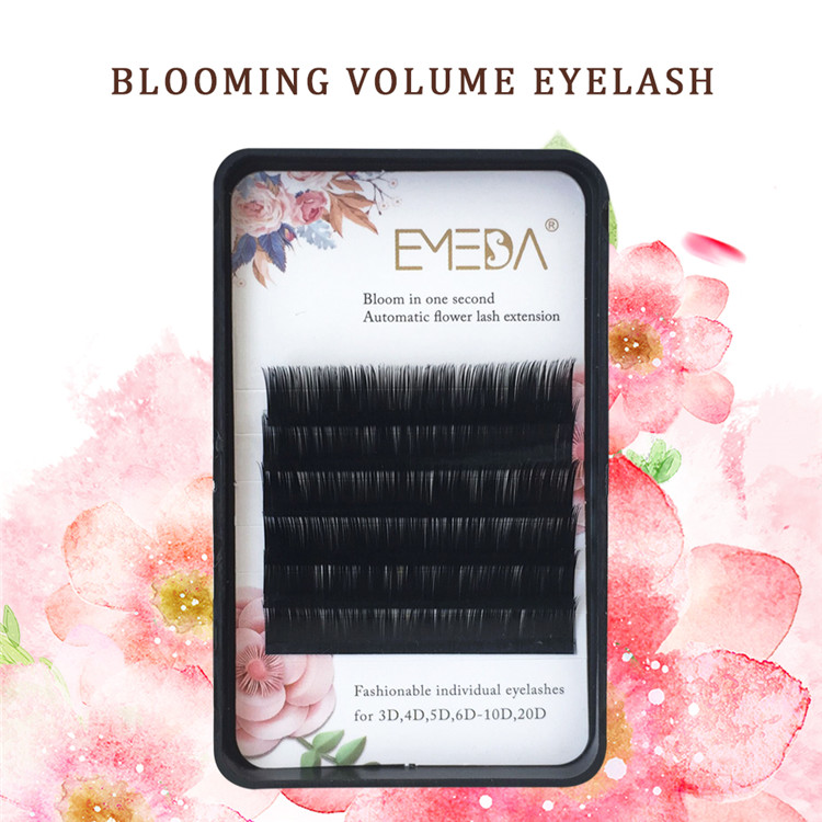 Inquiry for Hot selling Blooming lash extensions easy fan rapid to flower volume lash 0.03 0.05 0.07 C curl D curl vendors with private label in US XJ66