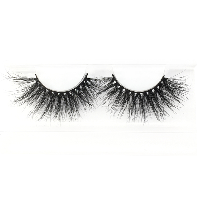 Wholesale long fluffy 25mm mink lashes best eyelash vendor with factory price UK YL60