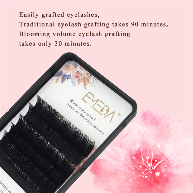 Inquiry for Hot selling Blooming lash extensions easy fan rapid to flower volume lash 0.03 0.05 0.07 C curl D curl vendors with private label in US XJ66
