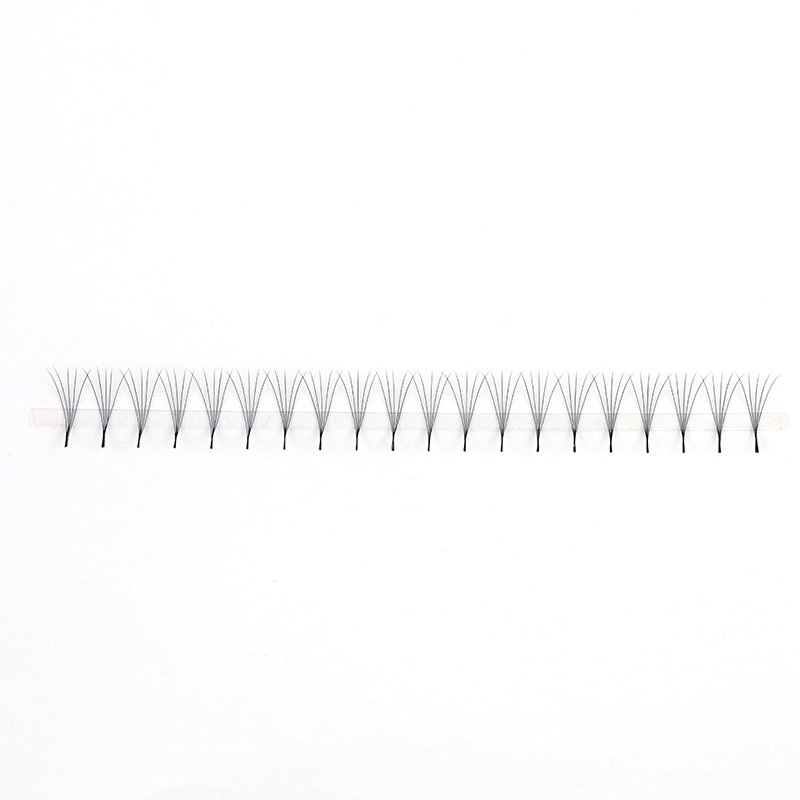 Wholesale pointy base loose fan premade fan lash in strip XJ106