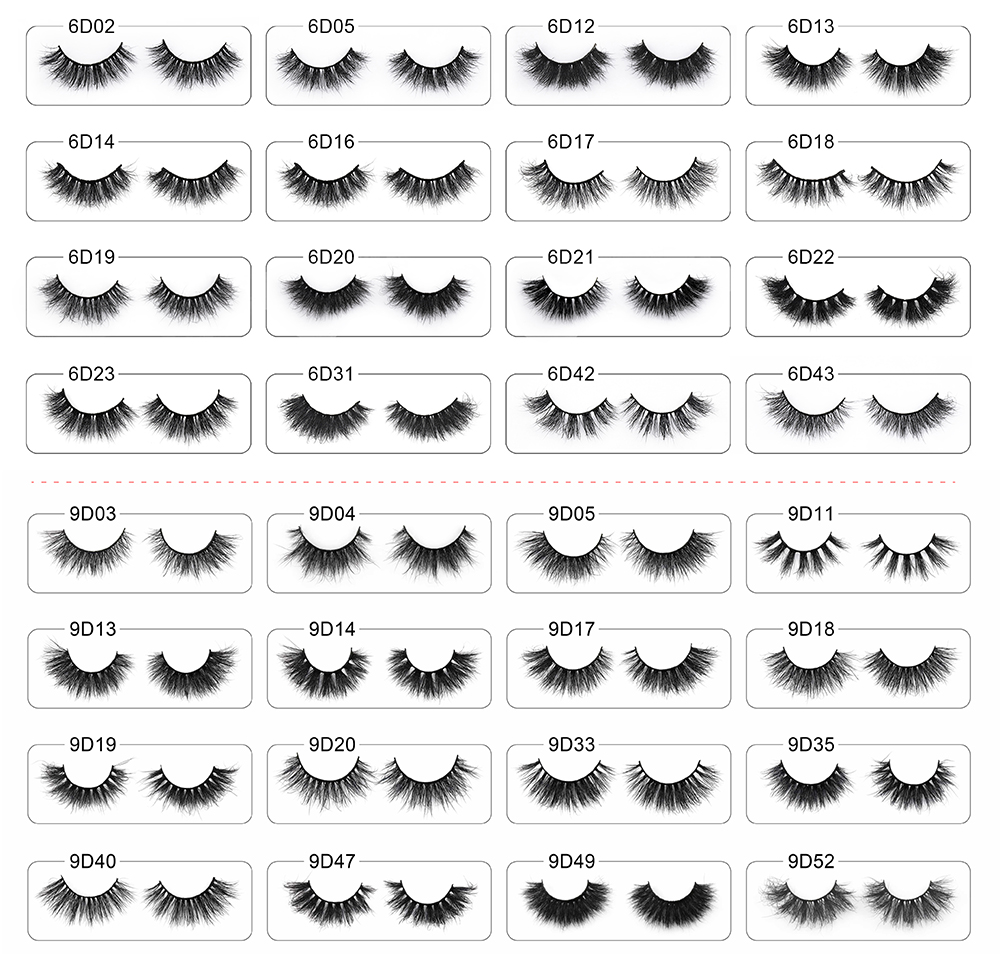 Premium Mink lash vendors with packaging USA QC04