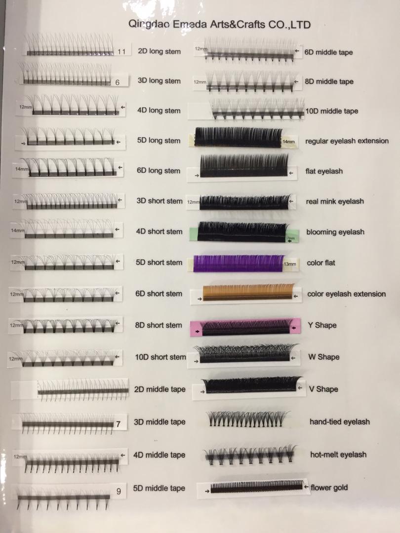 Inquiry for professional russian volume eyelash extensions mink lash extension vendor wholesale manufacturers USA YL68