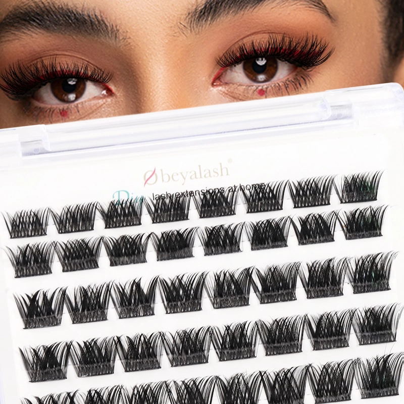 HOT Amazon DIY lash extensions at home lash clusters segment lash XJ148