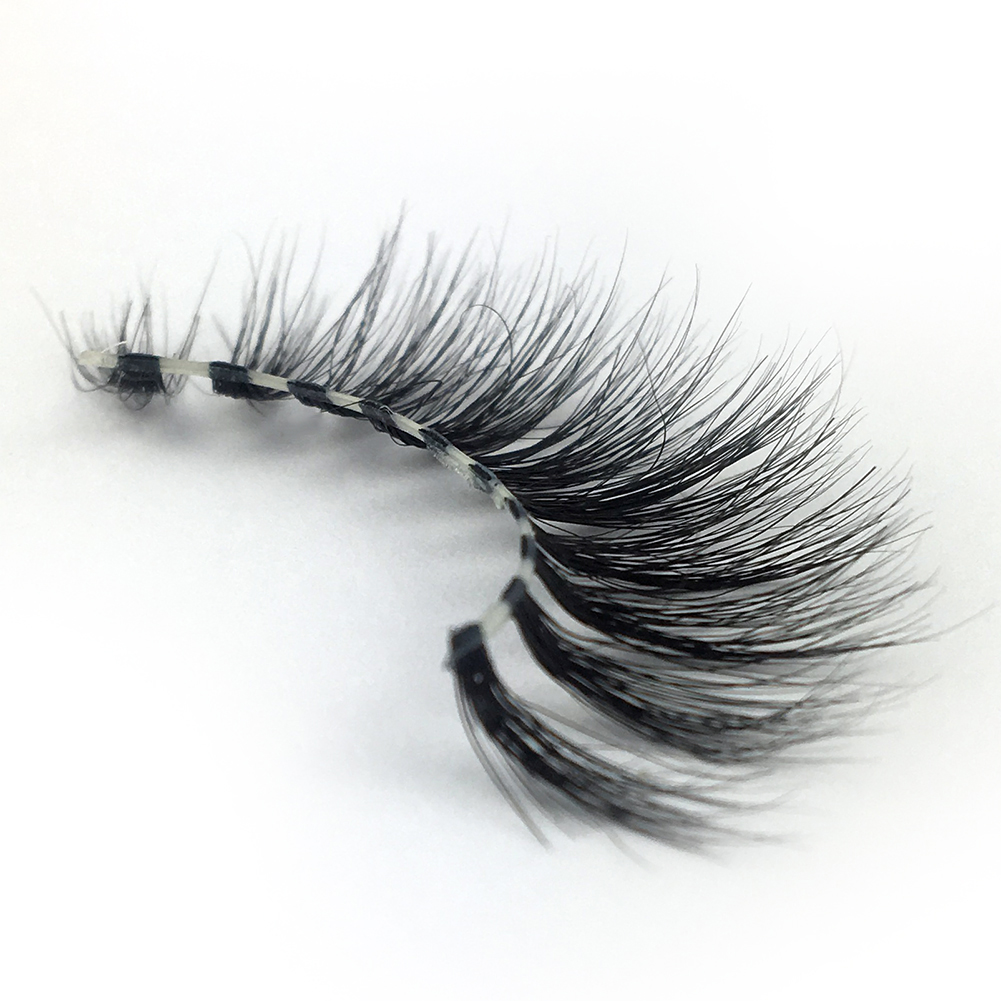 Factory Price 25mm Real Mink Fur Strip Lashes with Private Label and Package USA UK YY61