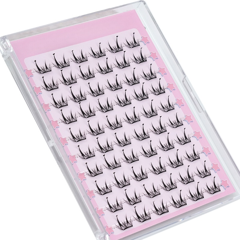 Reusable Self-Adhesive Cluster Lashes for Quick Glam Manga Star