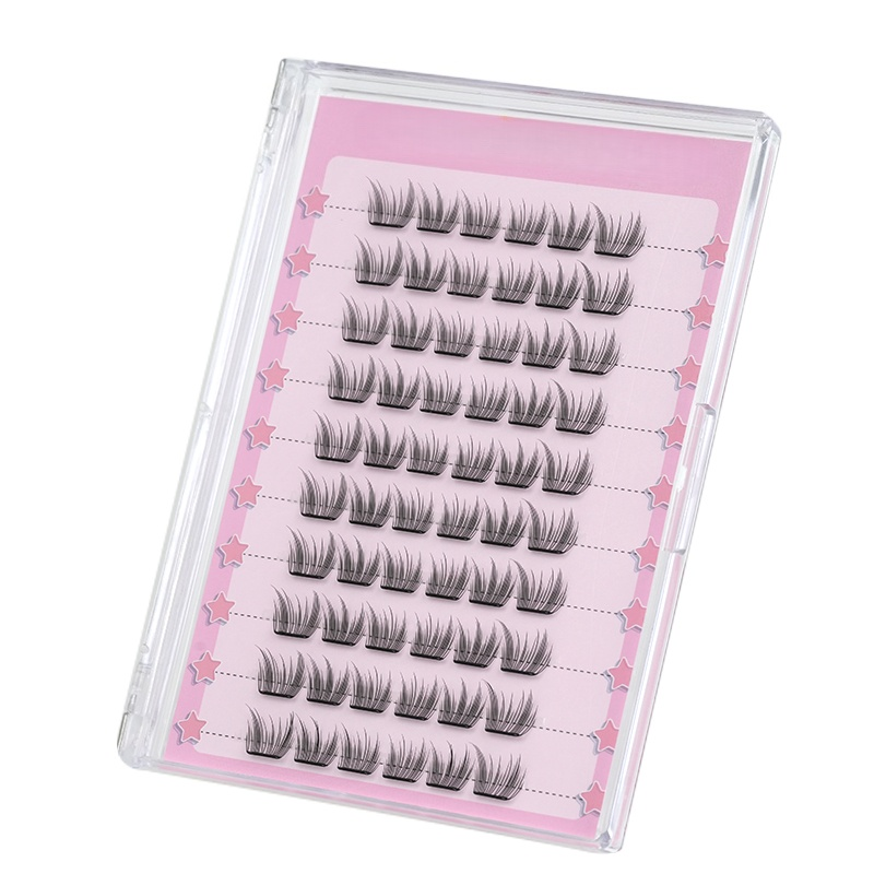 Wholesale Long-Lasting Reusable Self-Adhesive Lash Clusters Natural Look Easy Application for Stunning Eye Makeup