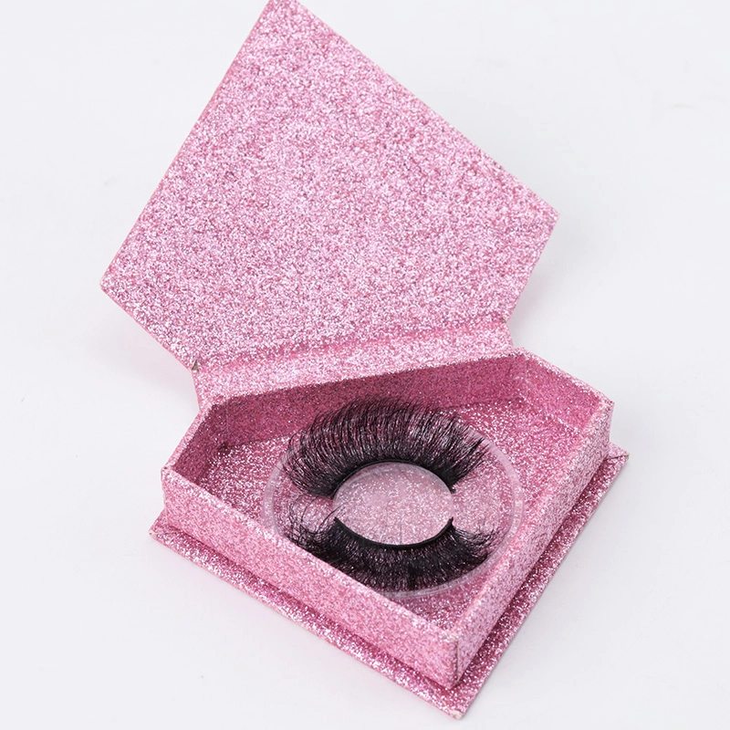 Private label 3D faux mink natural Half lashes small corner eyelash XJ82