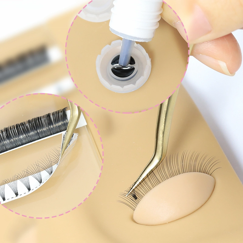 Wholesale small size Flat Mannequin Head with Removable Realistic Eyelids for lash extensions XJ135