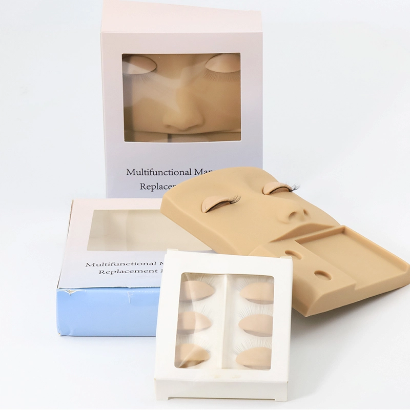 Wholesale small size Flat Mannequin Head with Removable Realistic Eyelids for lash extensions XJ135