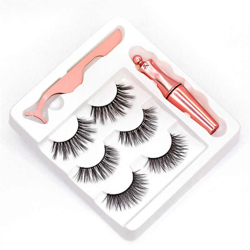 2022 New Magnet Fake Lashes and Waterproof Magnet Eyeliner Liquid Custom Wholesale in US LM