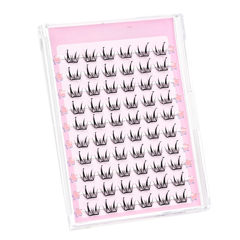Reusable Self-Adhesive Cluster Lashes for Quick Glam Manga Star