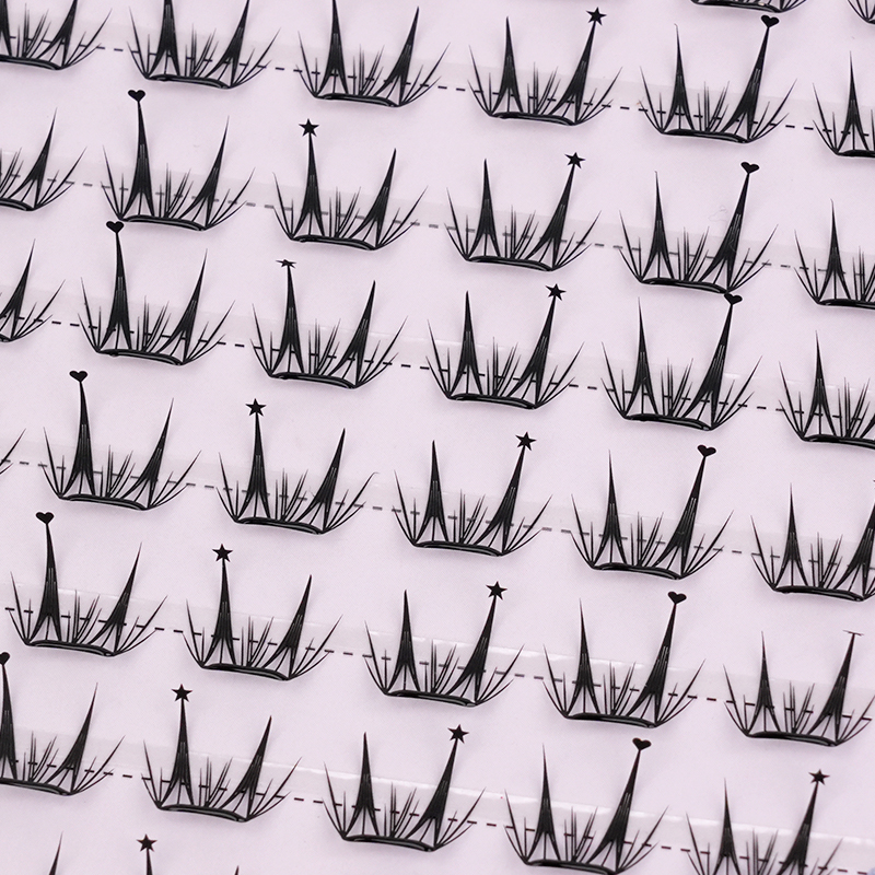 Reusable Self-Adhesive Cluster Lashes for Quick Glam Manga Star