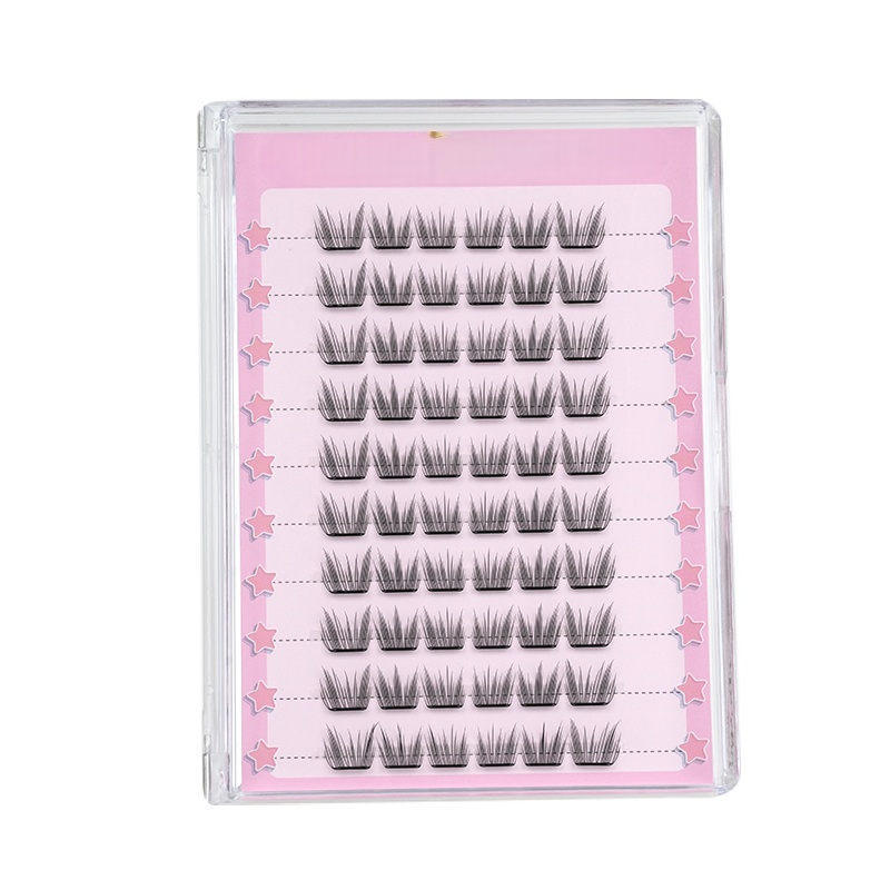 Wholesale Long-Lasting Reusable Self-Adhesive Lash Clusters Natural Look Easy Application for Stunning Eye Makeup