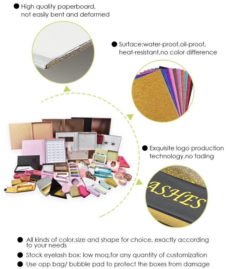 Private Label Custom False Eyelash Packaging Box ZX099