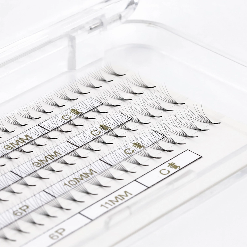 Hot Pointy base middle tape premade fan lash 0.05 0.03 in US and South Africa XJ149