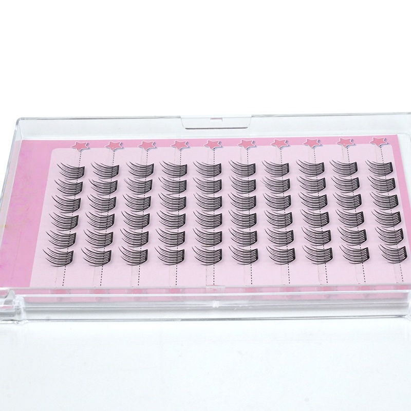 Pre-Glued DIY Lash Clusters Soft Lightweight Reusable Natural Everyday Look