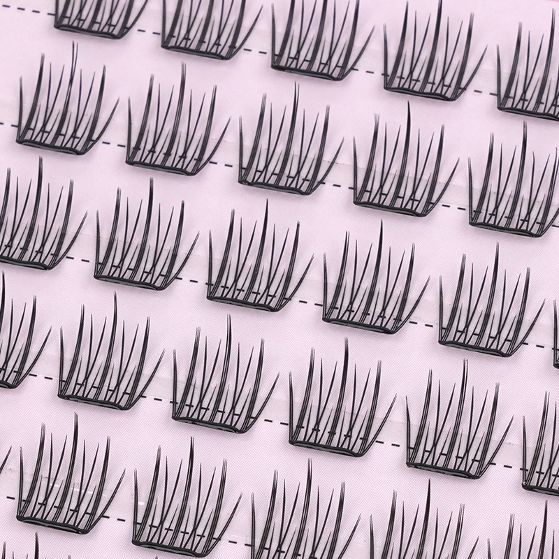 Pre-Glued DIY Lash Clusters Soft Lightweight Reusable Natural Everyday Look