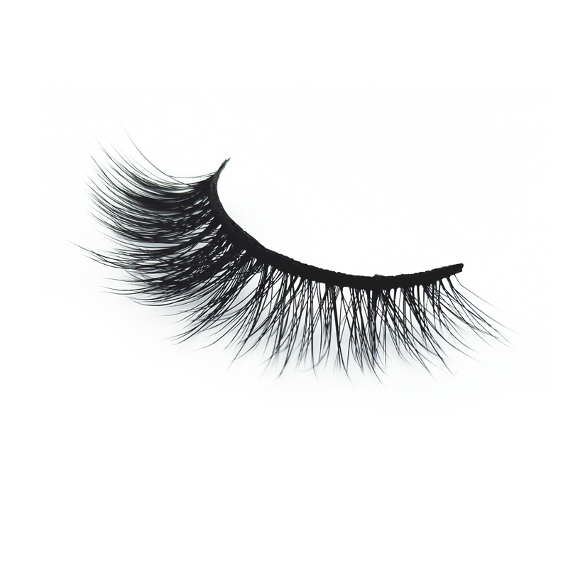 Wholesale popular silk faux mink vegan eyelashes with logo XJ92