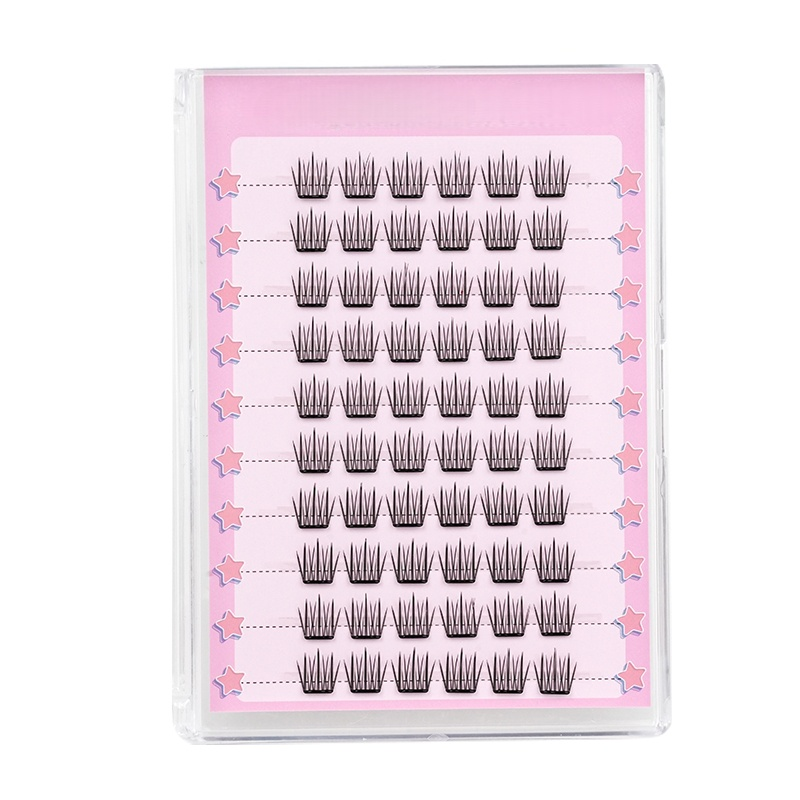 Pre-Glued DIY Lash Clusters Soft Lightweight Reusable Natural Everyday Look