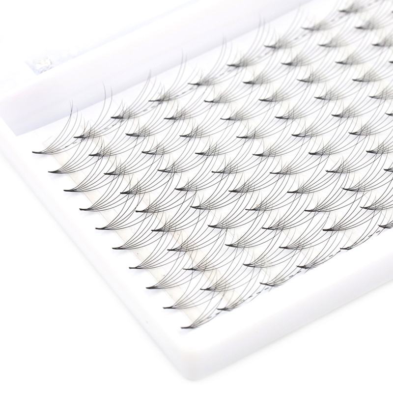 Wholesale 320 fans Big tray pointy base 0.07 premade fan lash extensions XJ85