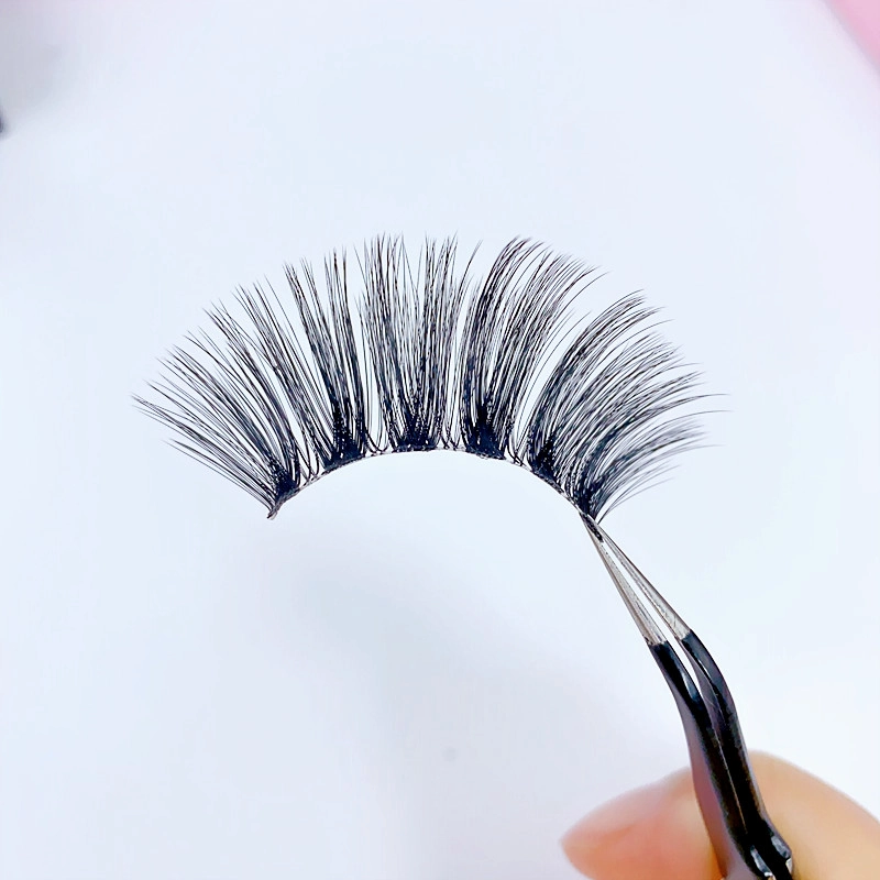 New Thin band faux mink lash clear band eyelashes XJ145