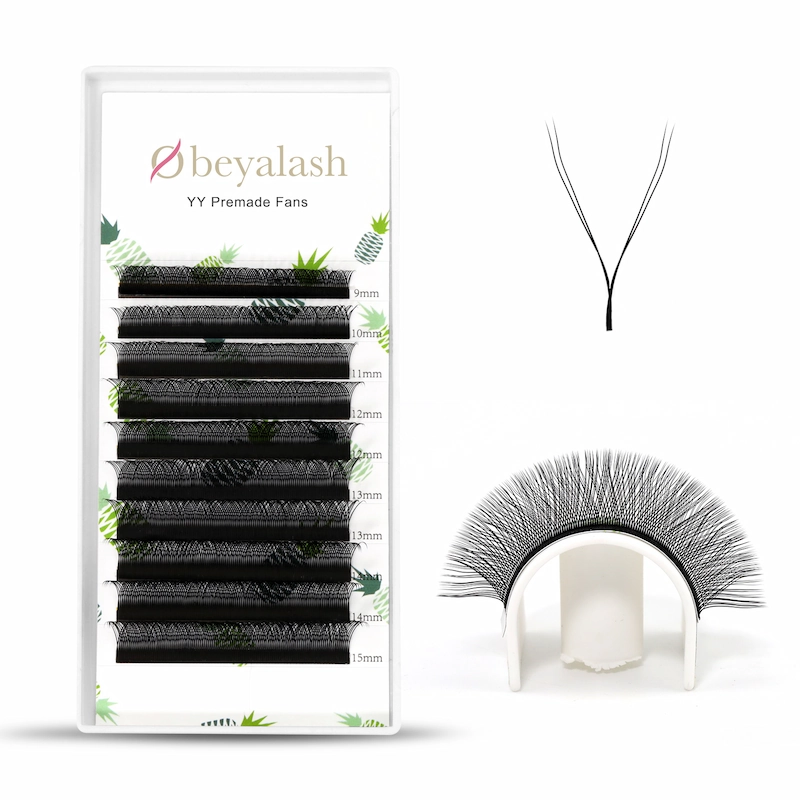 Hot Selling YY Shape Lash Extension Fluffy Natural Effect LM