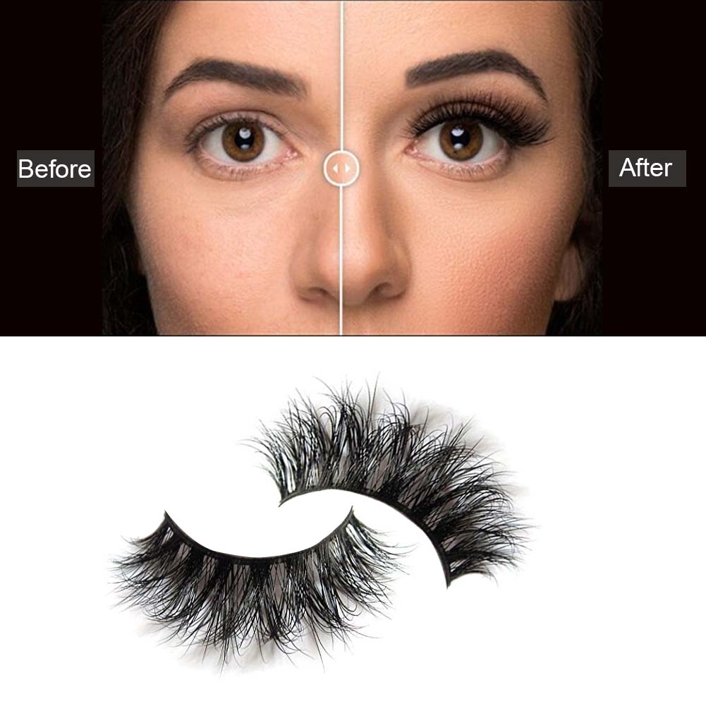 2020 New Fashion 100% Handmade 3D Mink Strip Lashes with Private Box in the UK and the US YY73