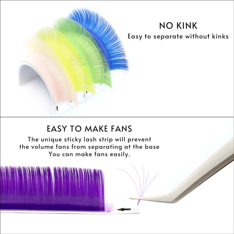 Wholesale Easy Fan Automatic Rapid Self Fanning Blooming Flower volume Eyelash Extensions XJ99