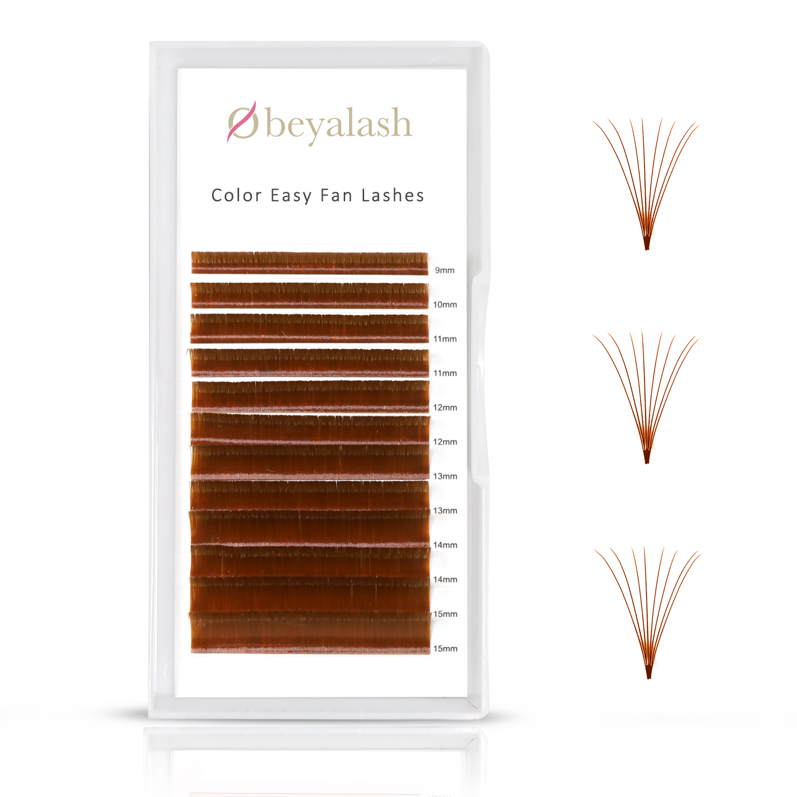 Best Individual Colored Eyelash Extensions Tray Wholesale LM