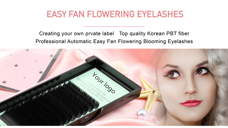 obeya factory fast easy fanning rapid blooming volume eyelash extensions for beginnier xx