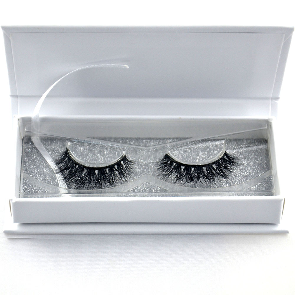Factory Price 25mm Real Mink Fur Strip Lashes with Private Label and Package USA UK YY61