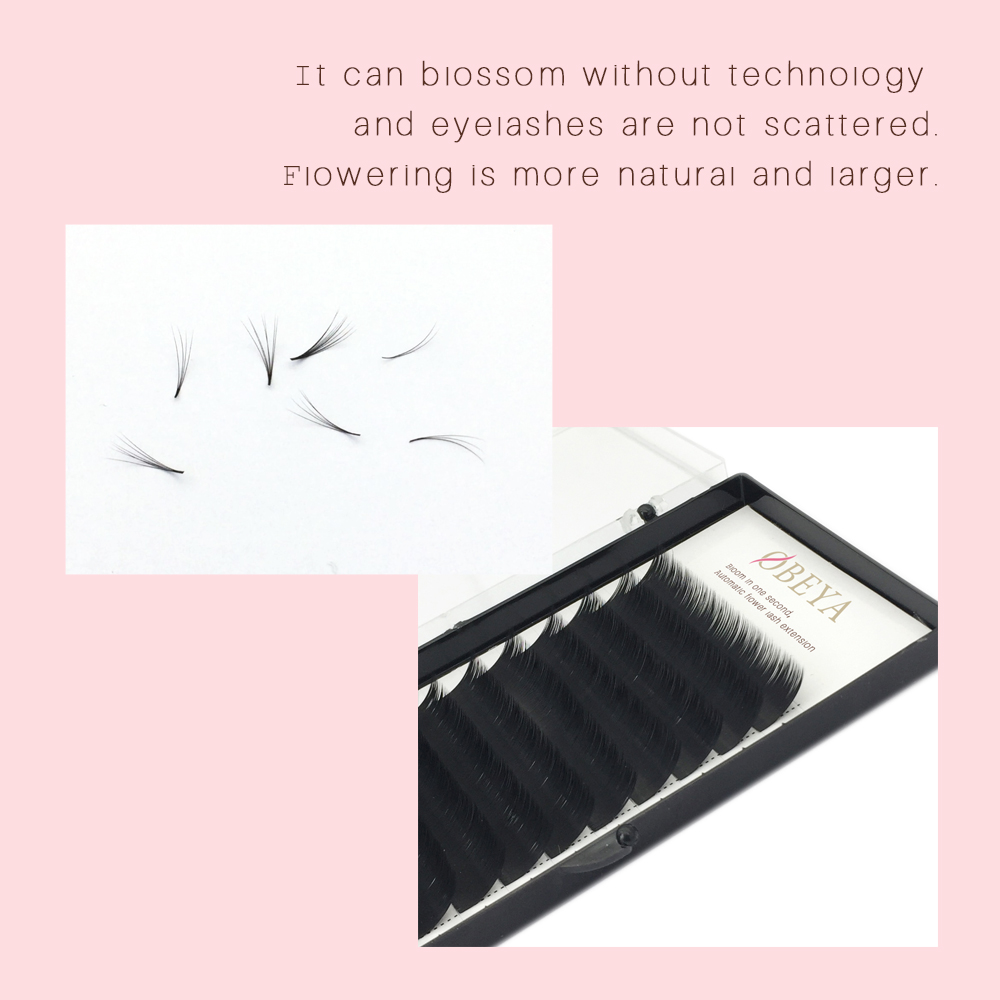 obeya factory fast easy fanning rapid blooming volume eyelash extensions for beginnier xx