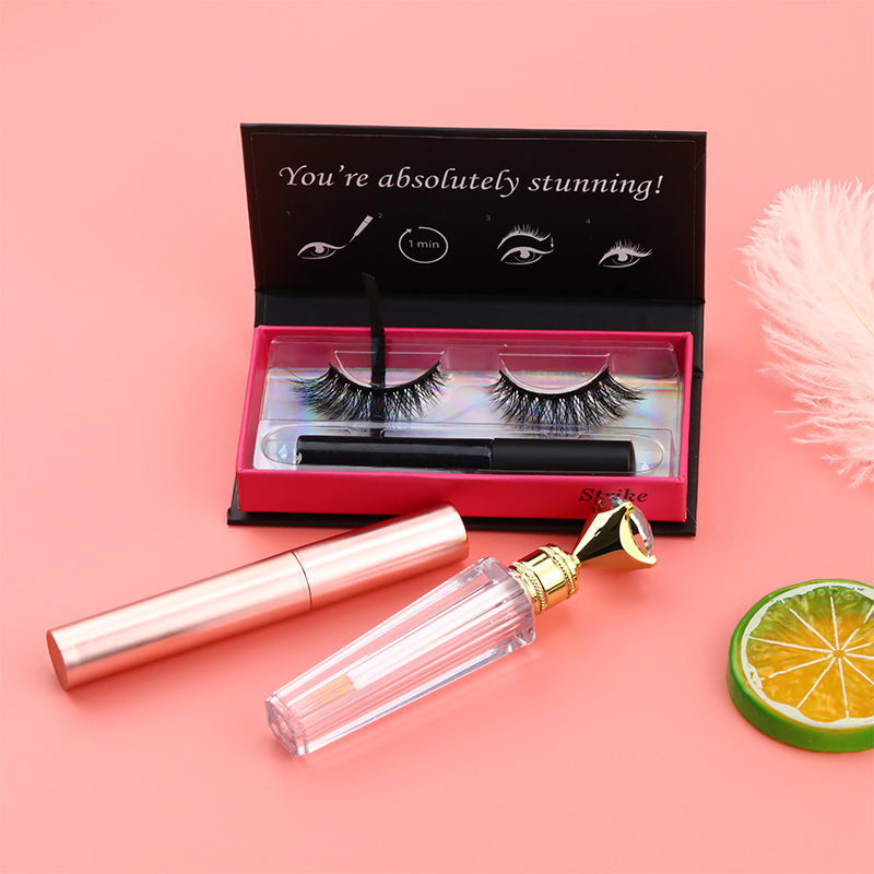 Wholesale Price 3D 20mm mink strip lashes Private Label YY