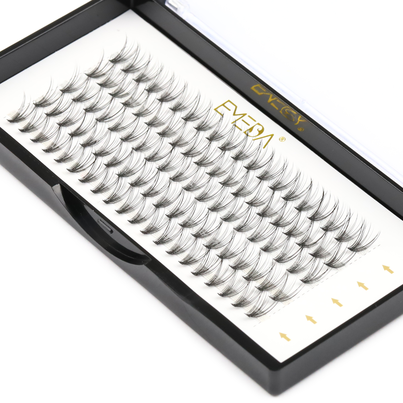 Eyelash Supplier Sell 20D 0.07mm C D Curl Heat Bounded Premade Volume Fans with Customized Package
