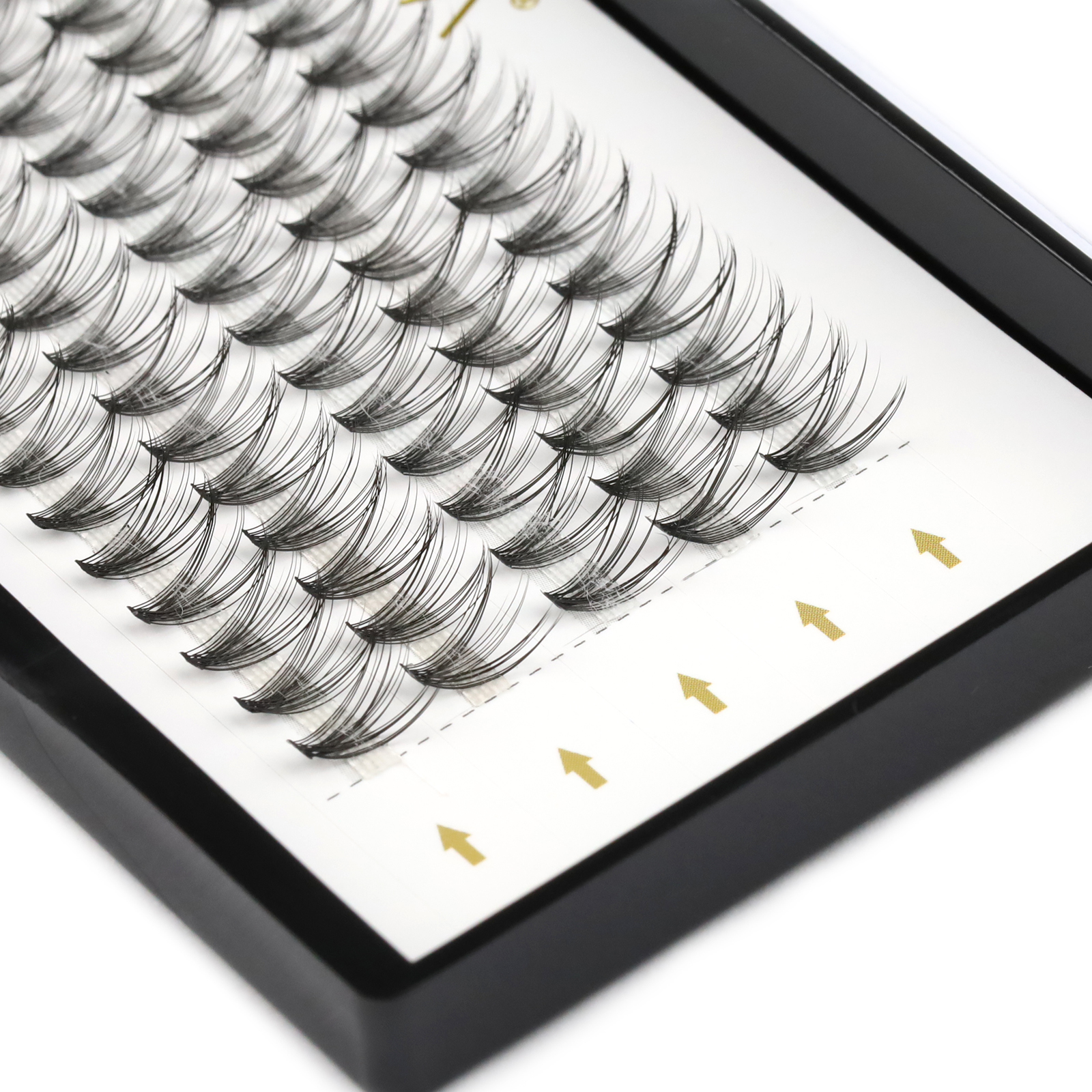 Eyelash Supplier Sell 20D 0.07mm C D Curl Heat Bounded Premade Volume Fans with Customized Package
