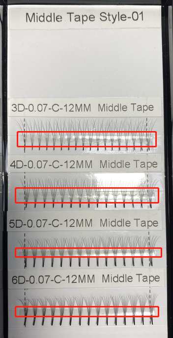 2D 3D 4D 5D 6DIndividual Premade Pre Made Fan Volume Eyelash Extension With 0.07 mm xx