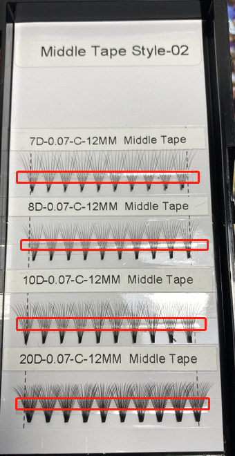 2D 3D 4D 5D 6DIndividual Premade Pre Made Fan Volume Eyelash Extension With 0.07 mm xx