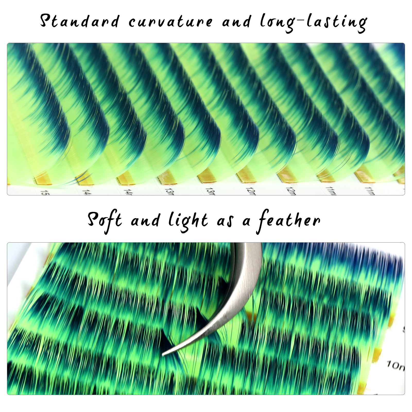 Best Individual Colored Eyelash Extensions Tray Wholesale LM