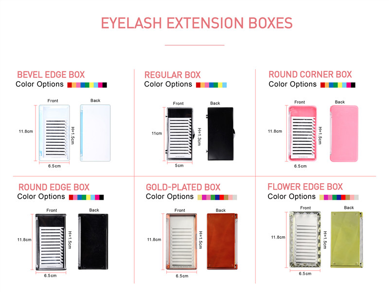 Individual lash extensions Premium Russia Volume & Classic Lash with your logo XJ90