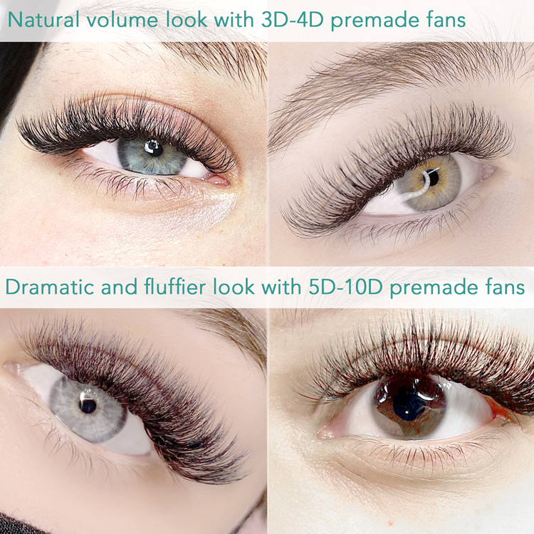 Private Label Long Stem Volume Premade Fans Vendors-LM