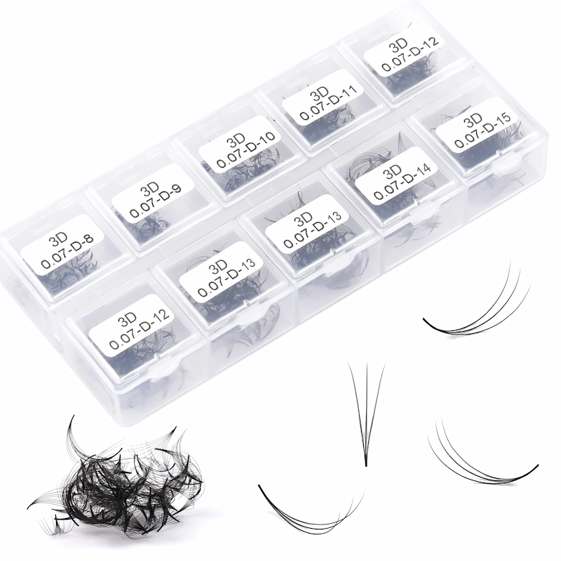 Hot Pointy base middle tape premade fan lash 0.05 0.03 in US and South Africa XJ149