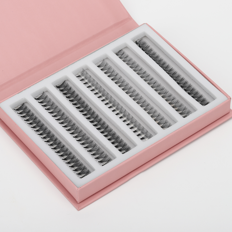 Wholesale pointy base loose fan premade fan lash in strip XJ106