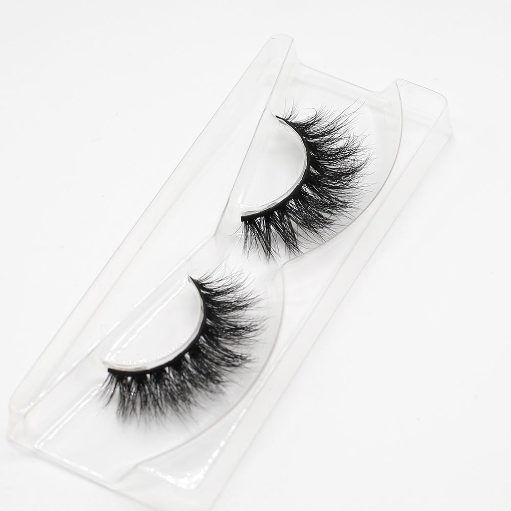 Factory Price 25mm Real Mink Fur Strip Lashes with Private Label and Package USA UK YY61